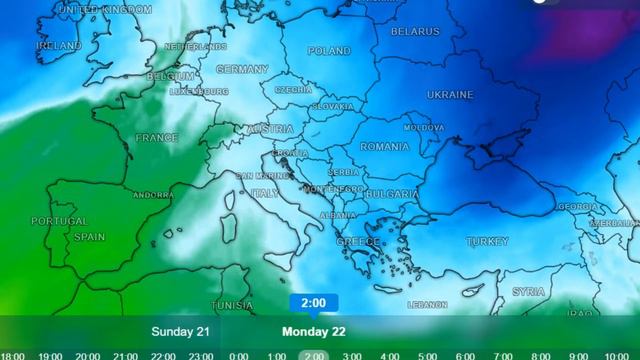 LIVE Meteored Model 850 hPa | Live 36 weather 19 - 1 - 2024 смотреть онлайн