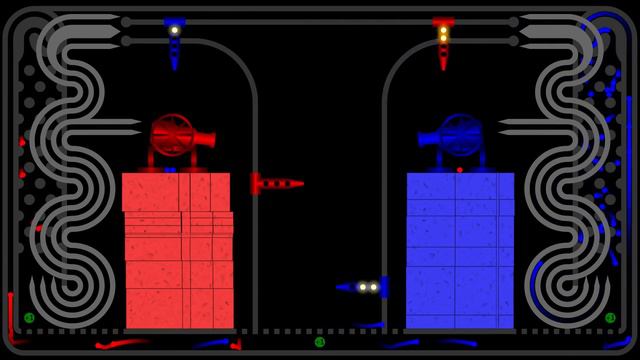 Castle Destruction 3 - Marble Race in Algodoo смотреть онлайн