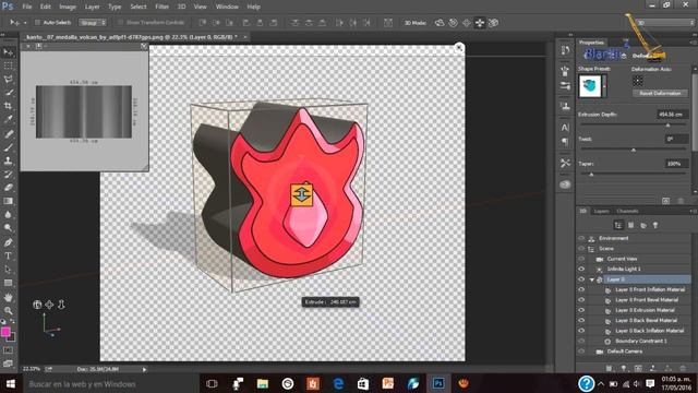 Como diseñar objetos 3D en Photoshop CC смотреть онлайн