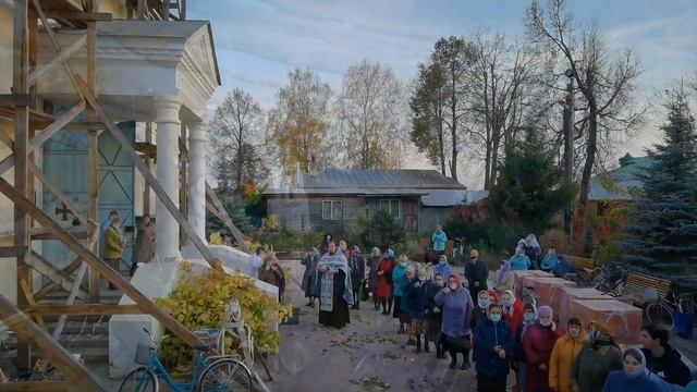 Икона Божией Матери,,Умягчение злых сердец,,в п Тумботино 11 окт 2020г смотреть онлайн