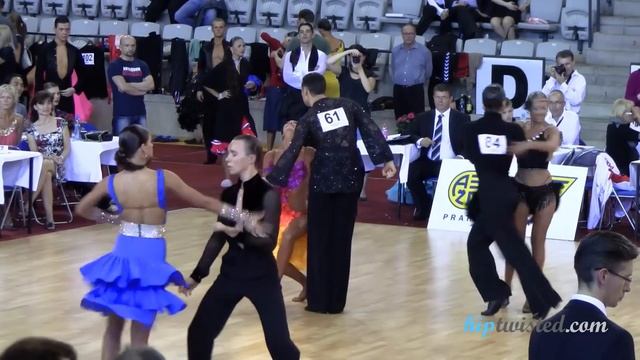 Vladimir Karpov - Maria Tzaptashvili, Prague Open 2011, WDSF Int. open latin, 2. round - rumba смотреть онлайн