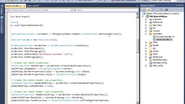 Exporting igGrid Data To Word смотреть онлайн