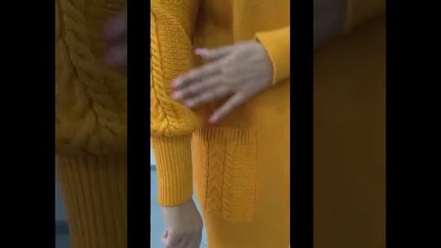 Кардиган М 2399 - Цвет: горчица смотреть онлайн