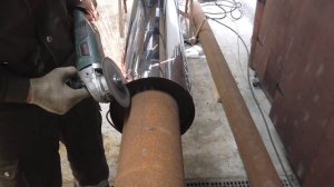 Самодельная сэндвич труба для печки.