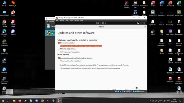 วิธีลงปฏิบัติการ linux ผ่านโปรแกรม Oracle VM VirtualBox смотреть онлайн
