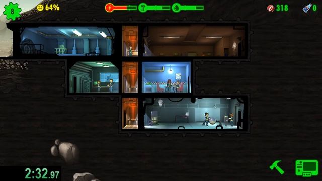 Fallout Shelter - Speedrun (12 Dwellers% 5m11s WR) смотреть онлайн