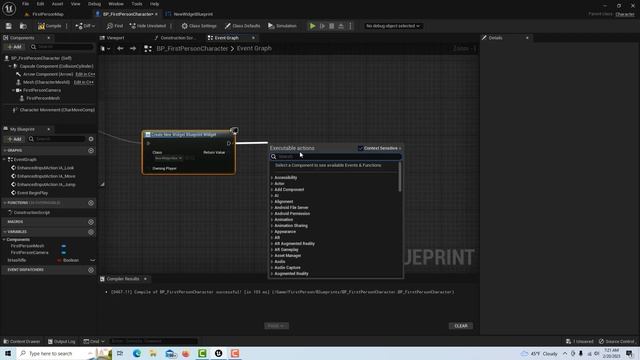 Event Dispatcher FROM the Widget Blueprint TO Any Other Blueprint in Unreal Engine смотреть онлайн