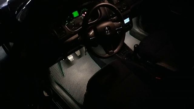 Подсветка ног Skoda Fabia 2