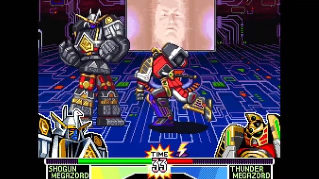 Mighty Morphin Power Rangers: The Fighting Edition (SNES) - CPU Tournament Gameplay смотреть онлайн