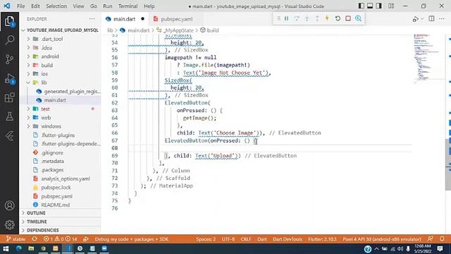 Flutter Upload Image to MySQL using PHP API's | Flutter Tutorials in Urdu | Hindi | Flutter смотреть онлайн