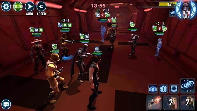 MAX REWARDS Scoundrel Galactic Challenge - All feats in one battle | Star Wars: Galaxy of Heroes смотреть онлайн