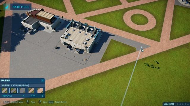 Jurassic World Evolution tip: path design | How to use the path tool смотреть онлайн