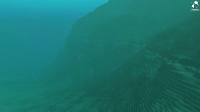 Underwater scene in Outerra смотреть онлайн