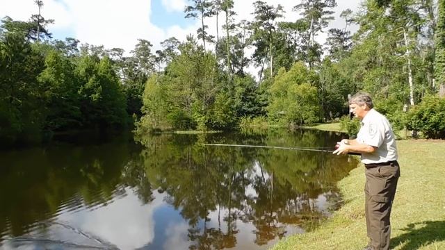 How to Cast With a Zebco 404 Push Button Fishing Reel смотреть онлайн