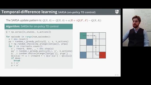 Reinforcement Learning 6: Temporal-difference methods смотреть онлайн