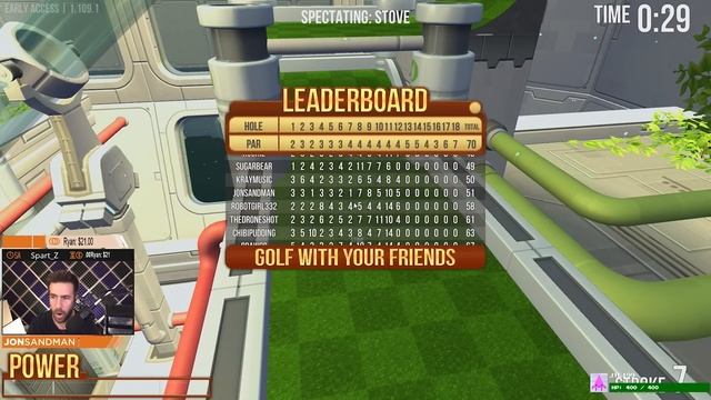 The New Golf With Your Friends Map IS IN SPACE!!! смотреть онлайн