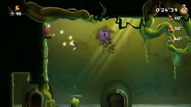 68 - Rayman Legends - 20 000 Люмов под водой - 