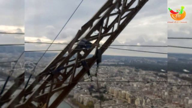 EIFFEL TOWER - 4K VIDEO - What is inside of the Eiffel Tower - Paris - France - Elevator Ride - EVS смотреть онлайн