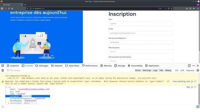 React Formik - 4 - Soumission du formulaire смотреть онлайн