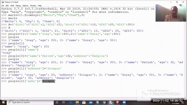 Nested Dictionary Practical смотреть онлайн