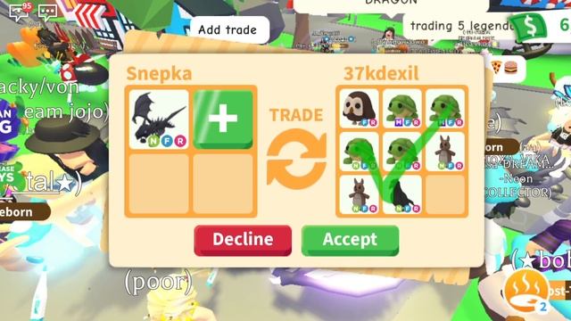 ОТДАЮ НЕОН ШАДОУ ДРАКОНА в АДОПТ МИ! | ЭТО САМЫЕ КРУТЫЕ ТРЕЙДЫ в ADOPT ME ROBLOX! смотреть онлайн