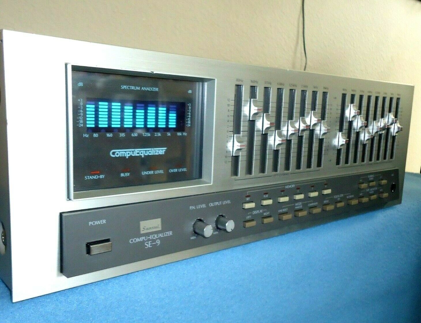 Vintage Sansui SE-9 Graphic Compu-Equalizer-ЯПОНИЯ -1981 ГОД.