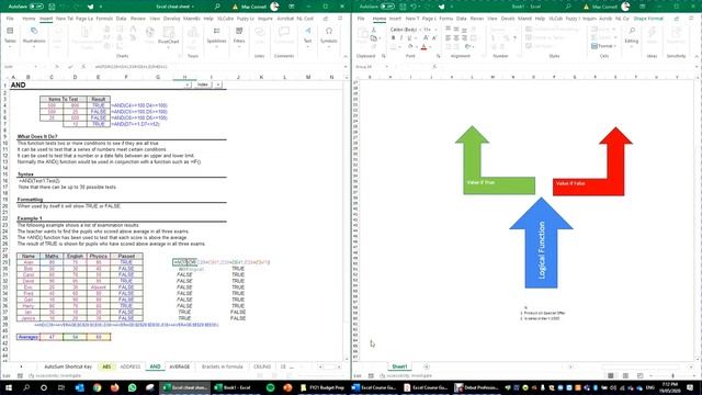 Intermediate Excel #5 - Logical Functions In Excel IF, AND, OR, Nesting Formulas смотреть онлайн
