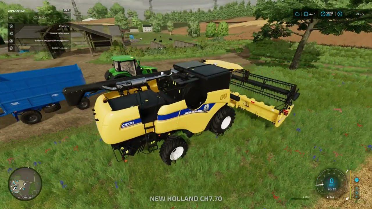 (PS4 Pro) FS22 The Old Stream Farm #30 смотреть онлайн