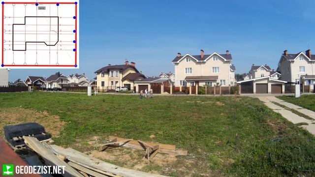 РАЗБИВКА И ЗАКРЕПЛЕНИЕ ОСЕЙ ДОМА НА УЧАСТКЕ. ВЫНОСКИ ОСЕЙ смотреть онлайн