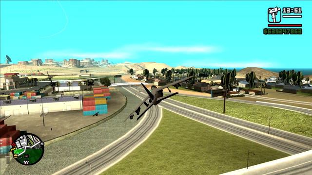 Grand Theft Auto San Andreas Very High View Range Draw Distance смотреть онлайн