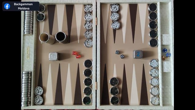 Backgammon Checkers with Marble stones (15 color options) смотреть онлайн