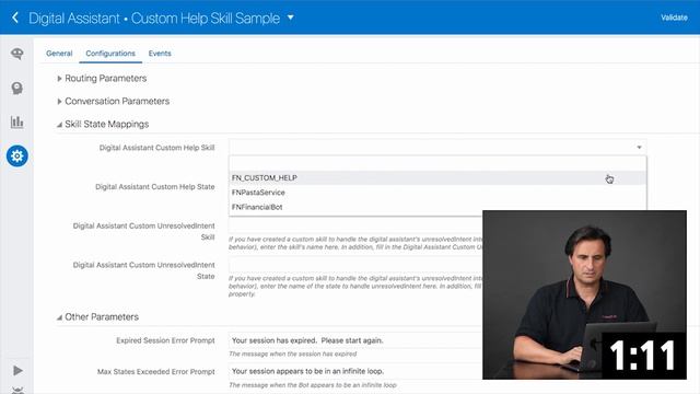 Oracle Digital Assistant: Custom Skill as Help Intent | Frank Nimphius смотреть онлайн