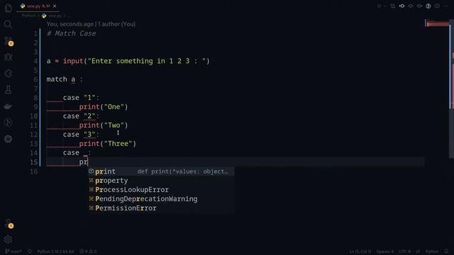 Python for Beginners :- Match Case смотреть онлайн