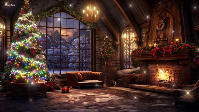Smooth and Relaxing Christmas Musical instrument 🎄 Cozy and Peaceful Carol Piano Collection смотреть онлайн