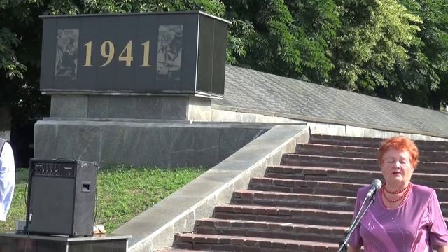 "День памяти и скорби", 75-я годовщина начала ВОВ,в Василькове 22 июня 2016г. смотреть онлайн
