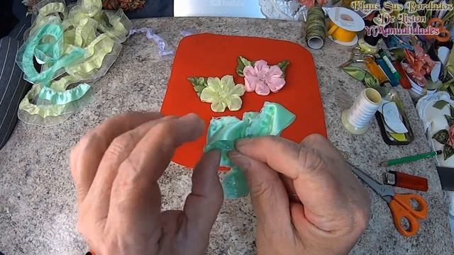 # 87 FLOR CON PUNTA DE ENCAJE DE LISTÓN (RECICLANDO RETAZOS) смотреть онлайн