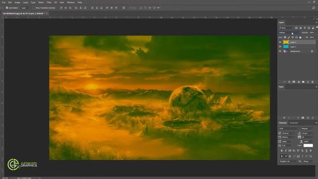 Color Overlay In Photoshop tutorial смотреть онлайн