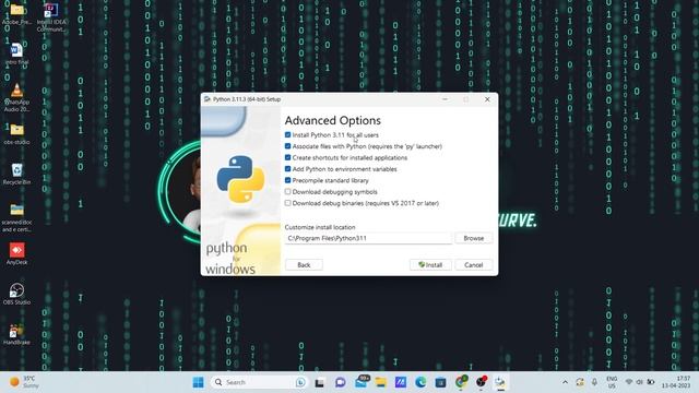 How to download and Install Python 3.11.3 on Windows 10/11.(EASY) смотреть онлайн