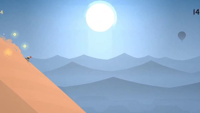 Alto's Odyssey, релакс, солнце, пустыня смотреть онлайн