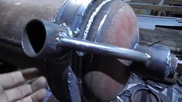 Пиролизная буржуйка для гаража часть 2 смотреть онлайн