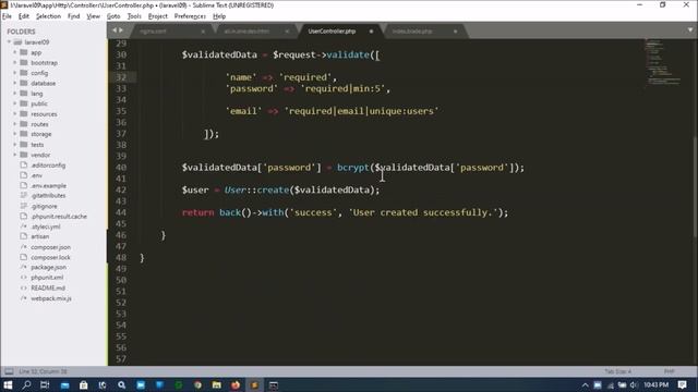 Laravel-9 Existing Form Validation Part-04 | Validation Error Showing смотреть онлайн