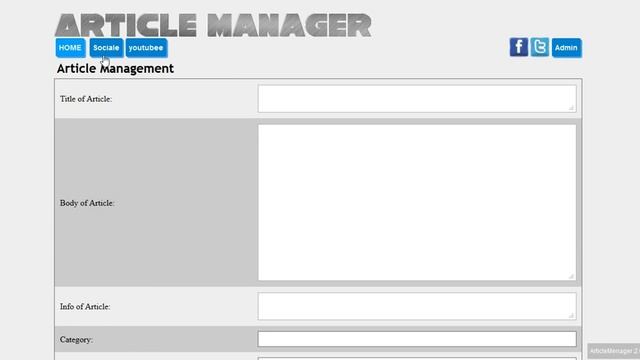 PHP ARTICLE MANAGER - FREE SCRIPT смотреть онлайн