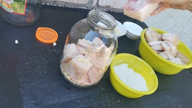 Сало. Домашнее соленое сало. Рецепт. смотреть онлайн