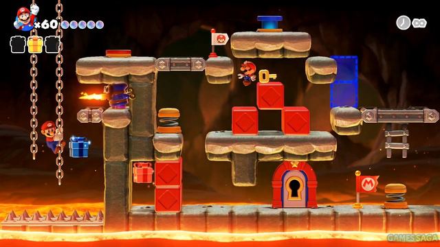 Mario vs Donkey Kong World 3+ Fire Mountain Plus (Nintendo Switch) смотреть онлайн
