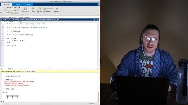 MATLAB - Introduction and Heron's Method for Square Roots смотреть онлайн