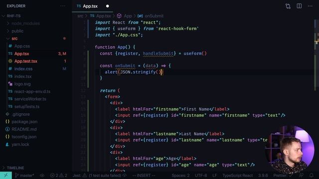How to use REACT HOOK FORM with TYPESCRIPT смотреть онлайн