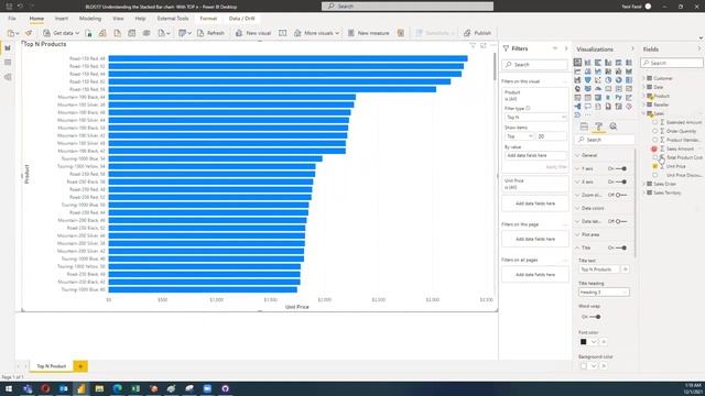 Top N Filter in Stacked Bar Chart | Power BI Top N Value in Power BI | Power BI Blog Post 17 смотреть онлайн