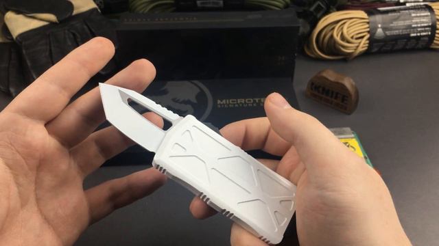 Нож - Зажим "Exocet Stormtrooper" Bohler-Uddeholm M390 6061-T6 Aluminium 158-1ST от Microtech смотреть онлайн