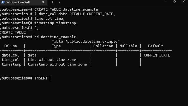 Date and Time Data Types in PostgreSQL: Exploring Date, Time, and Timestamp | Mastering PostgreSQL смотреть онлайн