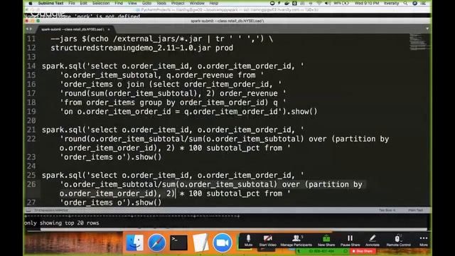 Apache Spark 2 - Spark SQL – Analytics Functions or Windowing Functions смотреть онлайн